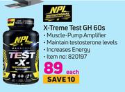 NPL X-Treme Test GH-60's Pack Each