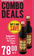 Sedgwick's The Original Old Brown-For 2 x 750ml