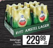 Amstel Lager Handies-24 x 330ml Per Case
