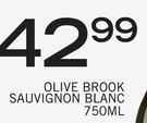 Olive Brook Sauvignon Blanc-750ml