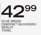 Olive Brook Cabernet Sauvignon/ Merlot-750ml 