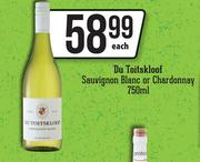 Du Toitskloof Sauvignon Blanc Or Chardonnay-750ml Each
