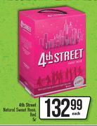 4th Street Natural Sweet Rose, Red-5Ltr Each