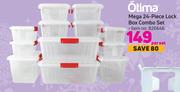 Otima Mega 24 Piece Lock Box Combo Set-Per Set