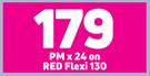 Tecno Spark 7 64GB 4G Smartphone-On Red Flexi 130
