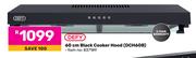 Defy 60cm Black Cooker Hood DCH60B