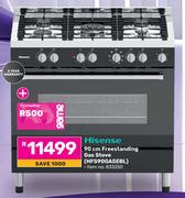 Hisense 90cm Freestanding Gas Stove HFS90GA5EBL
