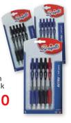 Scripto Retro Blue Pens 5 Pack-Per Pack