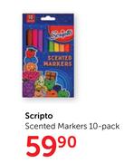 Scripto Scented Merkers 10 Pack