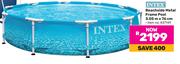 Intex Beachside Metal Frame Pool 3.05m x 76cm 837149
