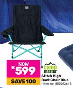 Camp Master Stitch High Back Chaie (Blue) 850012648