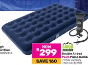 Camp Master Double Airbed Plus Pump Combo 831770