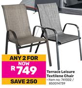 Terrace Leisure Textilene Chair-For Any 2