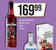 Captain Morgan Black Label Rum-750ml