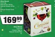 Olive Brook Carnival Classic Red Or Natural Sweet Red-5L Each