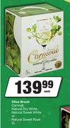 Olive Brook Carnival Natural Dry Whitee,Natural Sweet White Or Natural Sweet Rose-5L Each