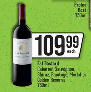 Fat Bastard Cabernet Sauvignon, Shiraz, Pinotage, Merlot Or Golden Reserve-750ml Each