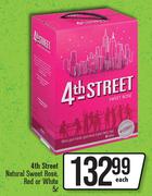 4th Street Natural Sweet Rose, Red-5Ltr Each