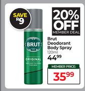Brut Deodorant Body Spray-120ml