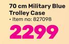 Tosca 70cm Miltary Blue Carry On Trolley Case