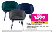 Luna Accent Chair Assorted-Each