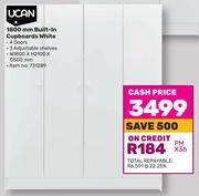 Ucan 1800mm Built In Cupboards White