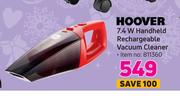 Hoover 7.4W Handheld Rechargeable Vacuum Cleaner