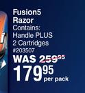 Gillete Fusion Razor-Per Pack