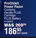 Gillete ProGlides Power Razors-Per Pack