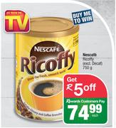 Nescafe Ricoffy (Excl.Decaf)-750g Each