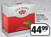 Five Roses Ceylon Blend Tagless Teabags-100s