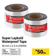 Super Laykold Waterproof Tape-50mm x 2.5m Each