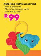 ABC Ring Rattle Assorted