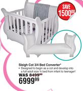 Maluti Sleigh Cot 3/4 Bed Converter