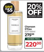 Chanson E'Dau EDT-100ml