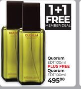 Quorum EDT 100ml Plus Free Quorum EDT 100ml