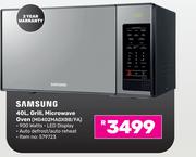 Samsung 40L Grill Microwave Oven MG402MADXBB/FA