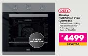 Defy Slimline Multifunction Oven DBO486E