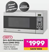 Defy 34L Grill Microwave Oven DMO 392