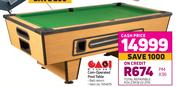 Easi Eight Coin Operated Pool Table
