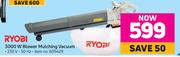 Ryobi 3000W Blower Mulching Vacuum