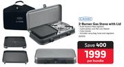Cadac 2-Burner Gas Stove With Lid 321312-Per Bundle