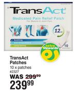 TransAct Patches 10 x Patches