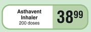 Asthavent Inhaler 200 Doses