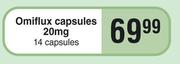 Omiflux Capsules 20mg 14 Capsules