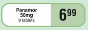 Panamor 50mg 9 Tablets