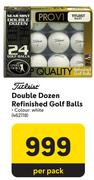 Double Dozen Refinished Golf Balls-Per Pack