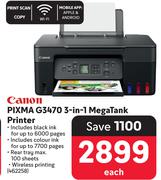 Canon Pixma G3470 3 In 1 Mega Tank Printer