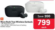 JBL Wave Buds True Wireless Earbuds