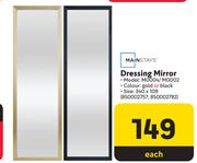 Mainstays Dressing Mirror M0004/M0002-Each